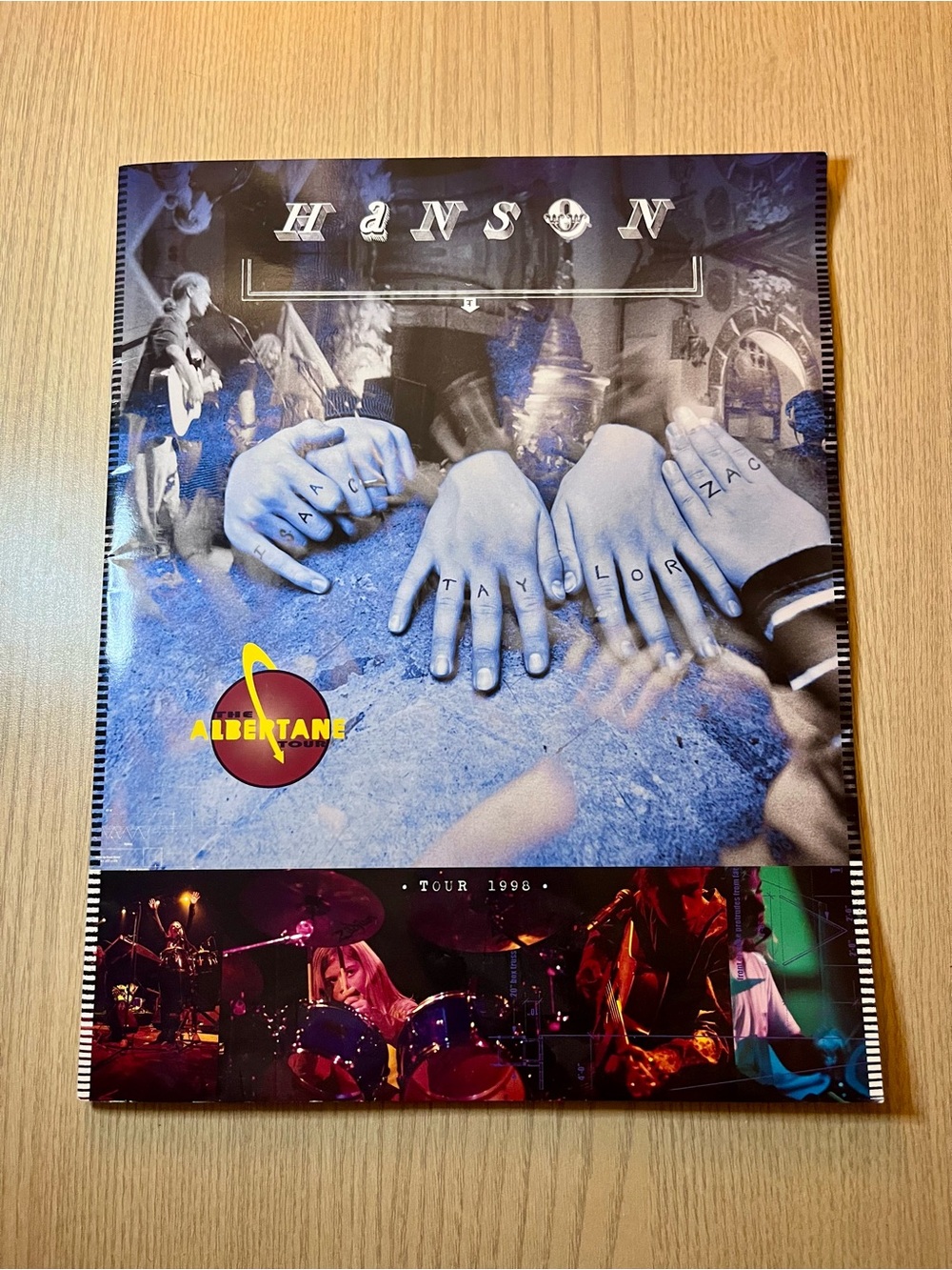 Vintage 1998 Hanson Albertane Tour Concert Program Book - 90s Music